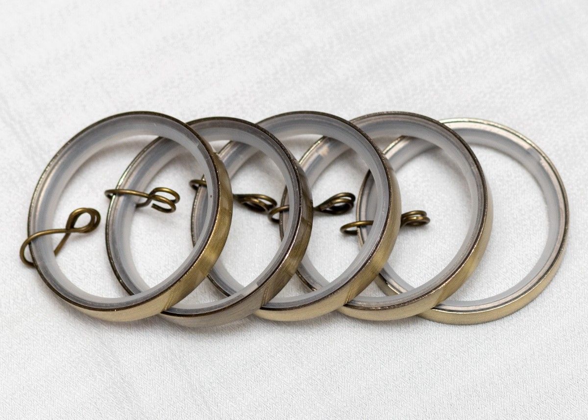 Poles Apart Ant. Brass Rings