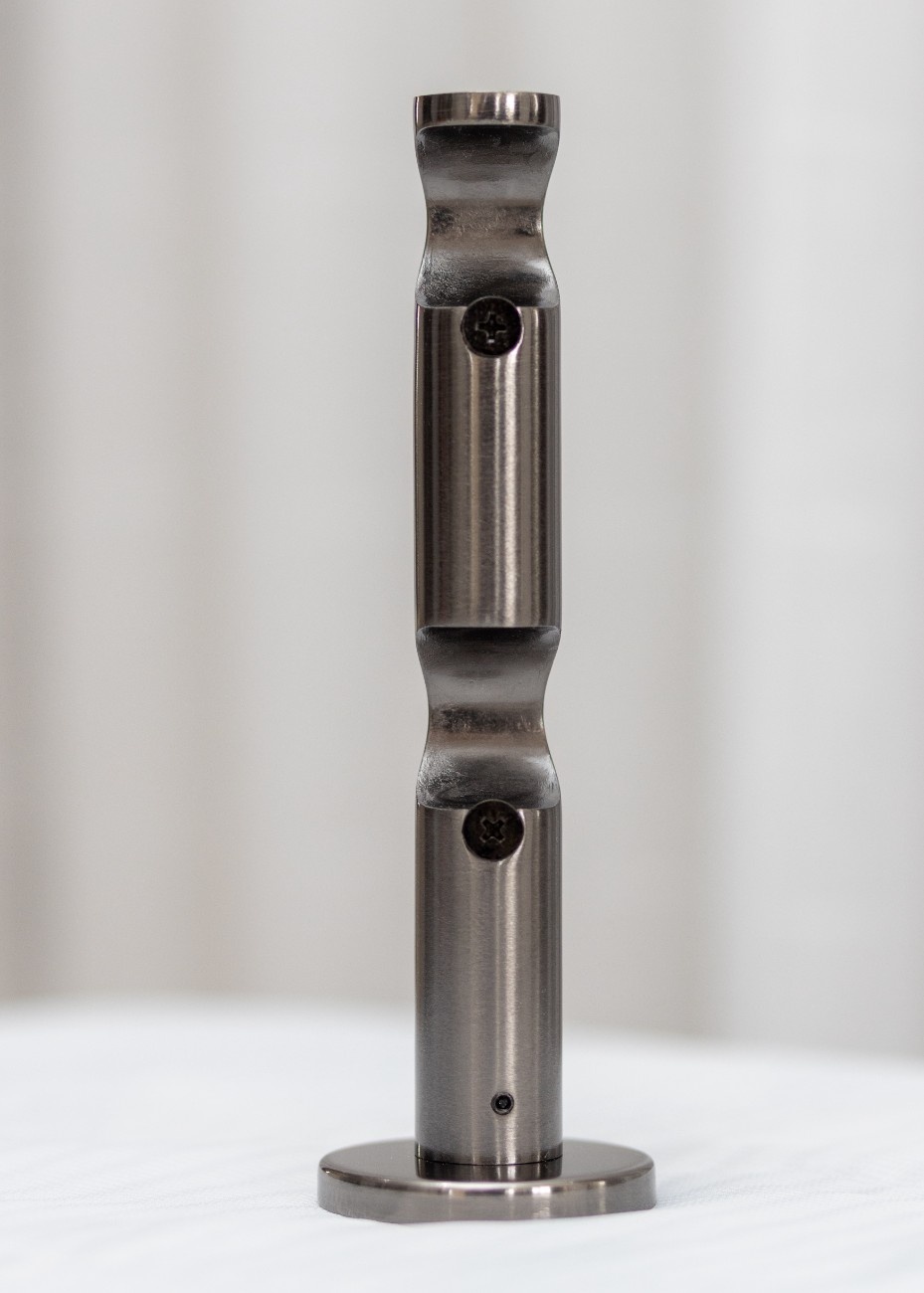 Poles Apart Black Nickel Bracket Double (32812)